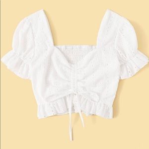 Schiffy Drawstring Crop Top🤩